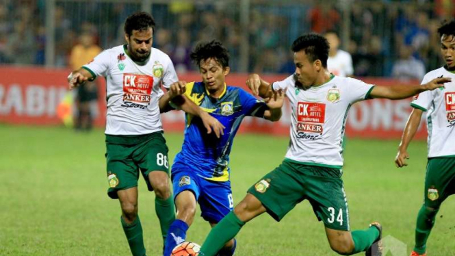 Pertandingan Bhayangkara FC kontra Persiba Balikpapan
