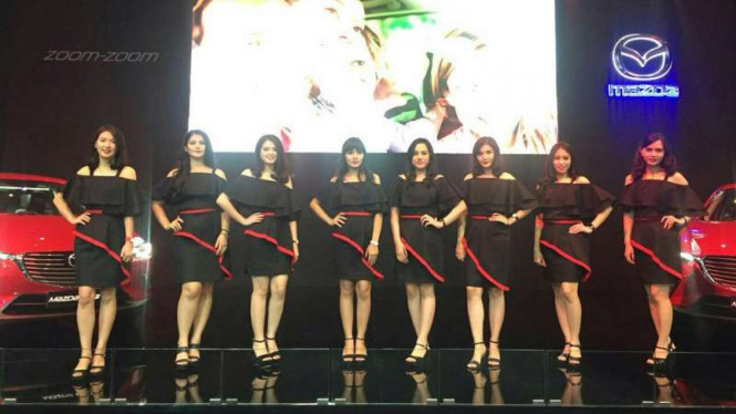 Sales promotion girls Mazda di GIIAS 2016.