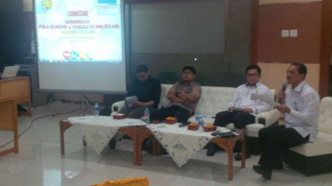 Diskusi dengan tema 'Membedah Pola Korupsi dan Pungli Birokrasi' di Gedung LAN