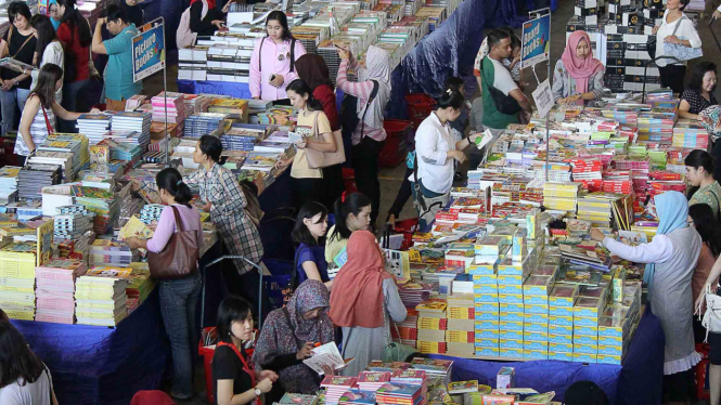 Pameran buku.