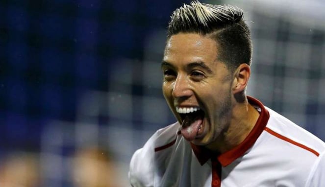 Eks gelandang ManCity saat dipinjamkan ke Sevilla, Samir Nasri.