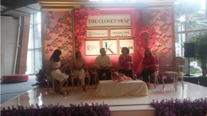 Konferensi pers The Closet Swap Luxury & Bridal Market for A Cause
