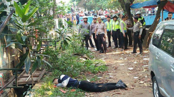 Terduga pelaku penyerangan anggota Polisi di Cikokol Tangerang (JANGAN DIPAKAI)