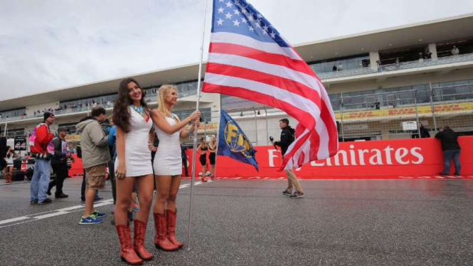 Suasana di GP F1 Amerika Serikat