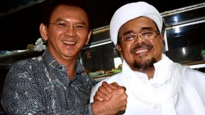 Ahok dan Habieb Rizieq.