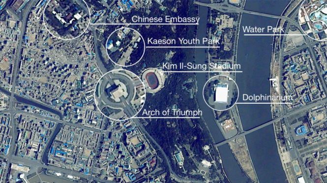 Area Korea Utara dalam rekaman kamera di ISS