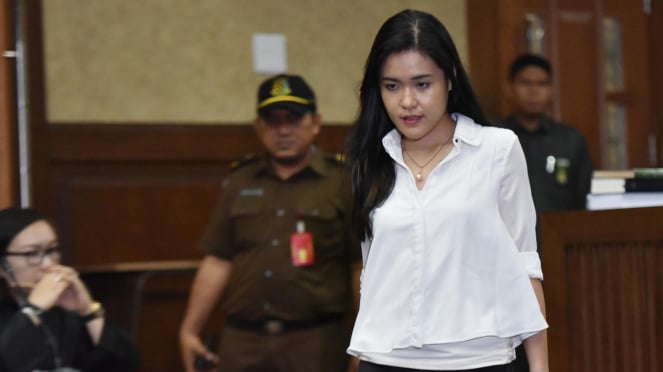 Jessica Kumala Wongso nahm an der Folgeverhandlung vor dem Bezirksgericht Zentral-Jakarta teil