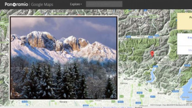 Tampilan Google Panoramio.