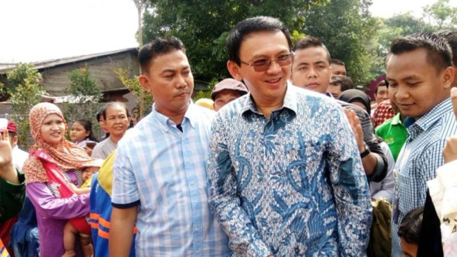 Calon Gubernur DKI Jakarta, Basuki Tjahaja Purnama.