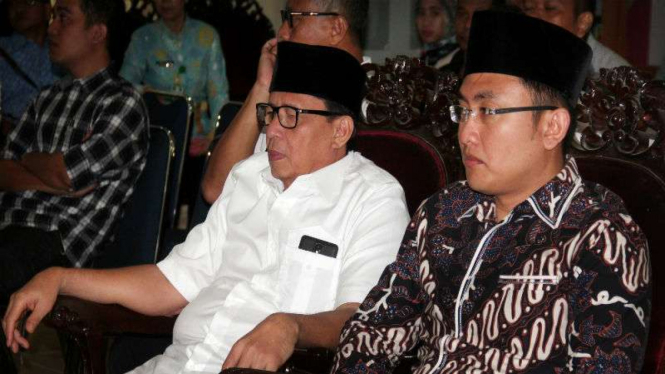 Pasangan Cagub dan Cawagub Banten, Wahidin Halim dan Andika Hazrumy.