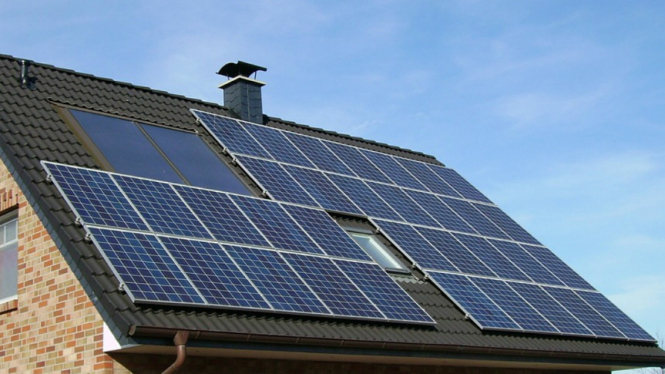 Rumah panel surya