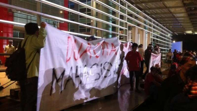 Demo mahasiswa di JIExpo, 25 Oktober 206.
