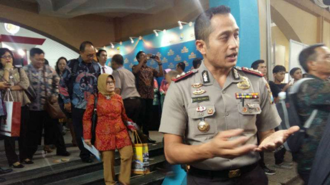 Kepala Polres Banyuwangi, Ajun Komisaris Besar Polisi Budi Mulyanto, dalam Forum Replikasi Inovasi Pelayanan Publik 2016 di Kota Bandung pada Rabu, 26 Oktober 2016.