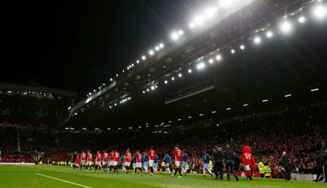 Suasana Old Trafford.