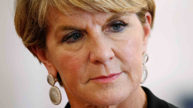 Menteri Luar Negeri, Julie Bishop.