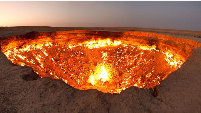 Door to Hell, Derweze, Provinsi Ahal, Turkmenistan