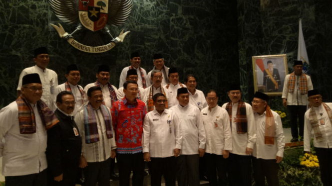 Pertemuan Ahok dan Sumarsono di Balai Kota Jakarta