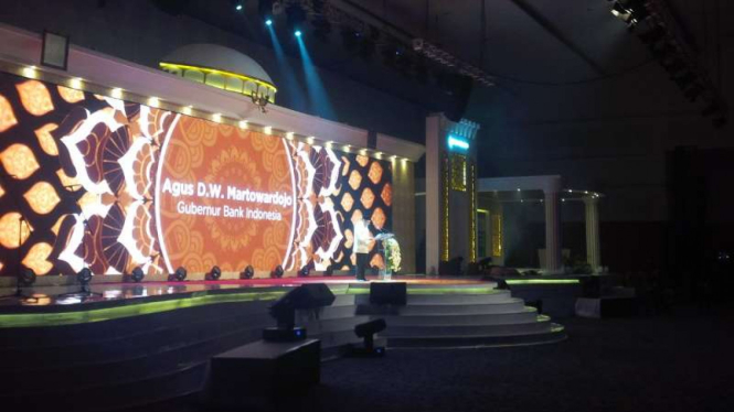 Gubernur Bank Indonesia, Agus Martowardojo, saat membuka festival ISEF 2016.