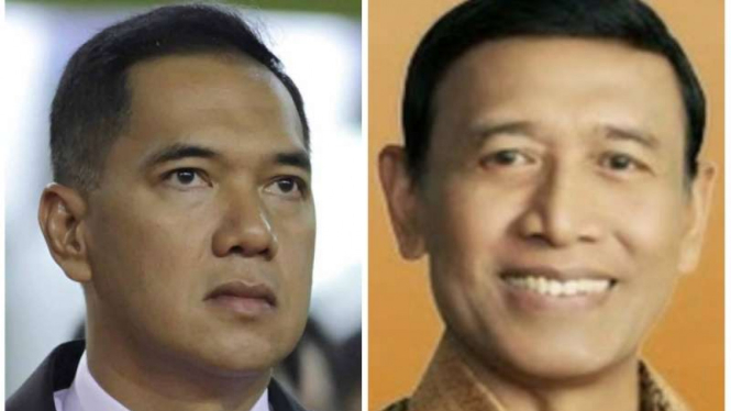 Dua calon Ketua Umum PP PBSI periode 2016-2020, Gita Wirjawan dan Wiranto