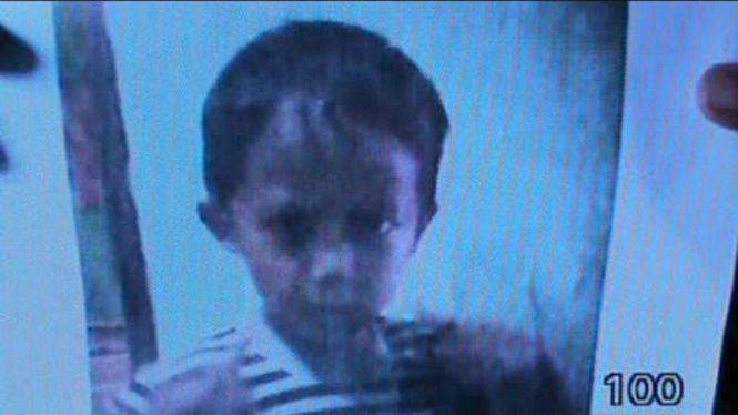 Iko, salah satu anak yang diculik di Sukabumi, Jawa Barat.