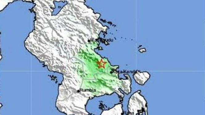 Gempa bumi di Kendari