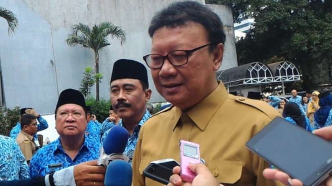 Menteri Dalam Negeri Tjahjo Kumolo.