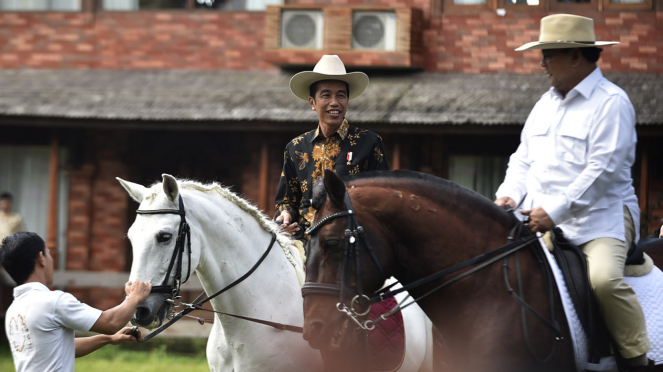 Jokowi Kunjungi Prabowo di Hambalang