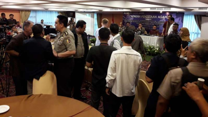Suasana diskusi soal kasus Ahok di Jakarta Selatan, Selasa, 1 November 2016.