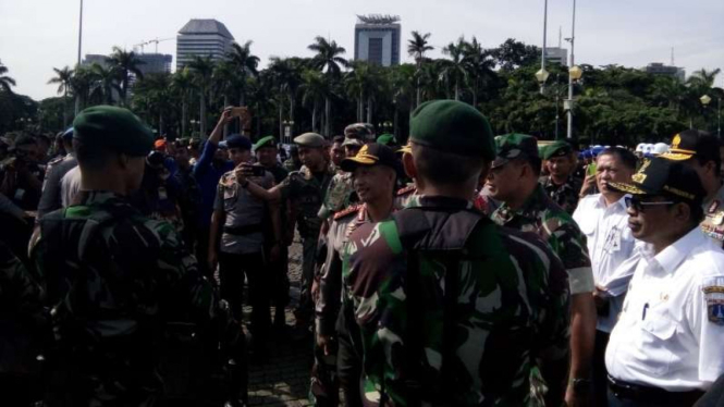 Kapolri Jenderal Tito Karnavian dan Panglima TNI Jenderal Gatot Nurmantyo.