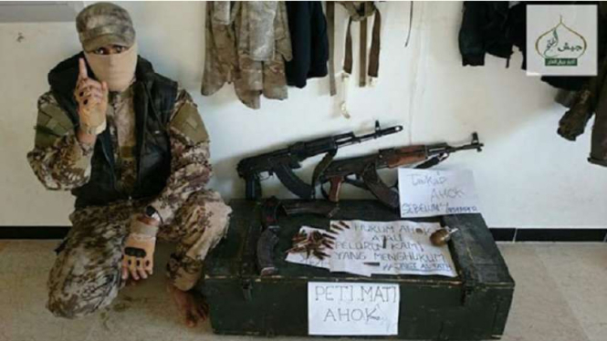 Kelompok bersenjata di Suriah tulis nama Ahok