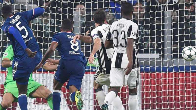 Pertandingan Juventus kontra Olympique Lyon