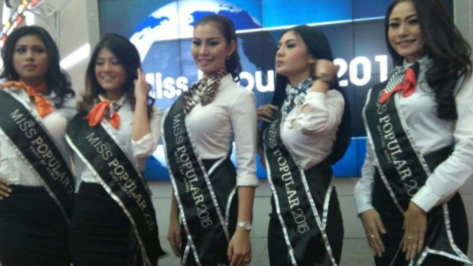 Miss Majalah Popular ramaikan bursa efek Indonesia 