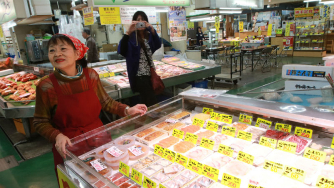 Pasar ikan, Washo Market, Jepang