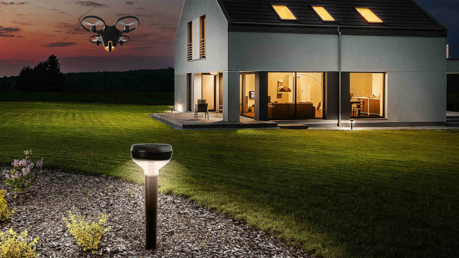 Ilustrasi sistem drone antimaling