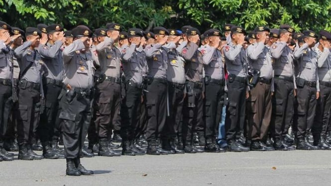Persiapan polisi jelang Persija Jakarta vs Persib Bandung