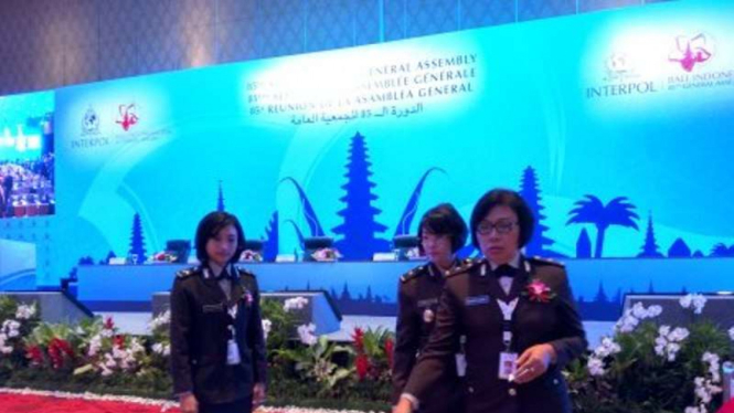 Sidang umum Interpol ke-85 di Bali Nusa Dua Convetion Center