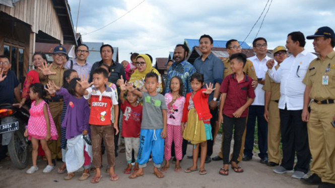 Tim Kunker Komisi V DPR mengunjungi kawasan Mendawai, Palangka Raya