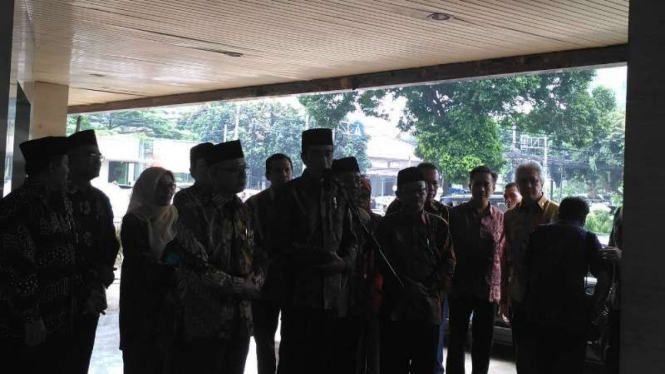 Presiden Joko Widodo bertemu Pimpinan Pusat Muhammadiyah. 