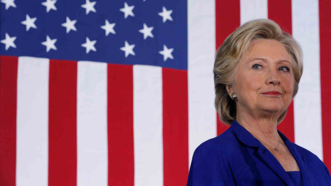 Capres AS Hillary Clinton saat berkampanye di Las Vegas, Nevada, Amerika Serikat