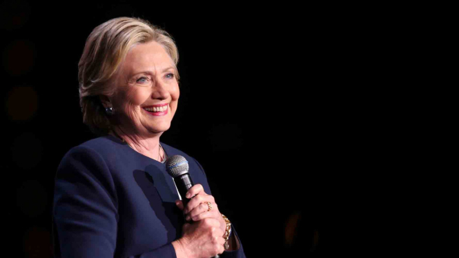 Capres AS Hillary Clinton saat berkampanye di Cleveland, Ohio, Amerika Serikat