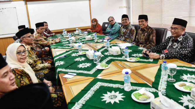 Presiden Jokowi bertemu Pimpinan PP Muhammadyah.