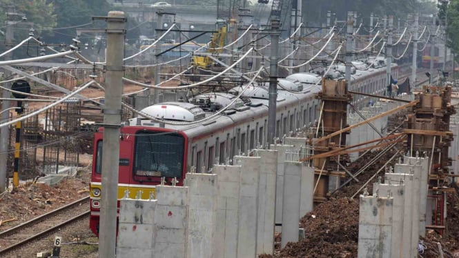 Pembangunan Stasiun Kereta Bandara Sudirman Baru