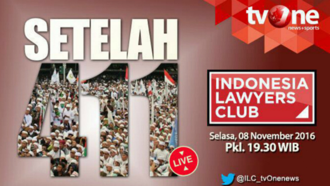 Program talkshow tvOne, Indonesia Lawyers Club (ILC)