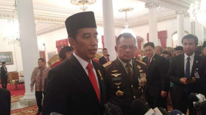 Dok. Presiden Joko Widodo dan Panglima TNI Jenderal Gatot Nurmantyo.