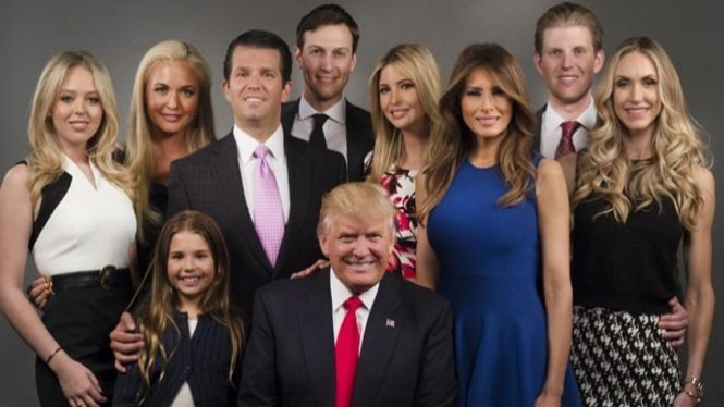 Keluarga Besar Donald Trump.