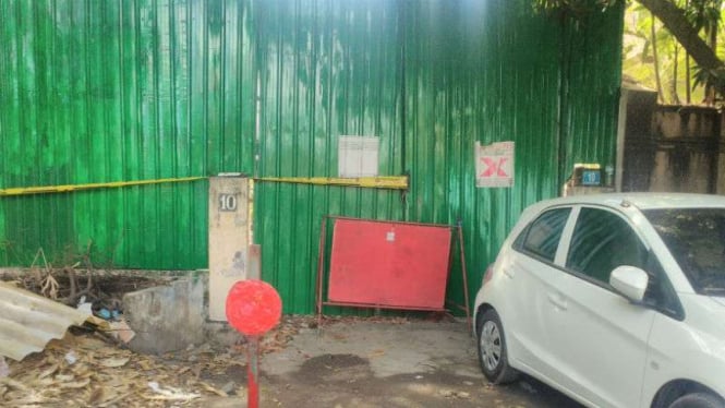 Lokasi bekas rumah radio Bung Tomo yang telah dibongkar di Jalan Mawar 10-12, Surabaya, pada Kamis, 10 November 2016.