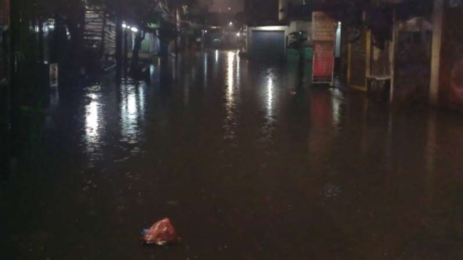 Banjir di kawasan Kemang, Jumat, 11 November 2016.