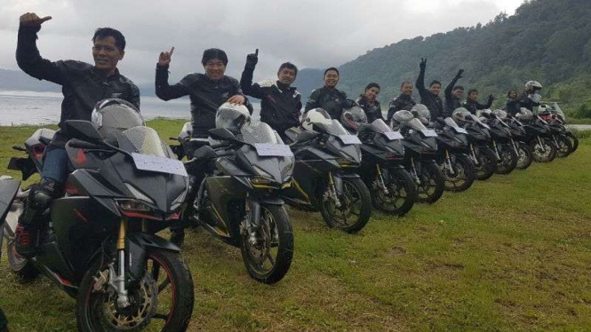 Touring CBR250RR di Bali.