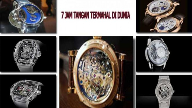 Tujuh Jam Tangan Termahal Di Dunia