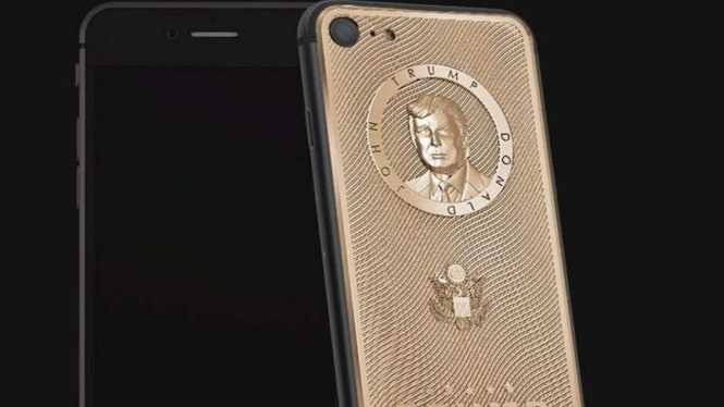 iPhone 7 berdesain wajah Trump